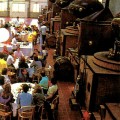 Dining, often in unusual surroundings, was major part of rally. Dining, often in unusual surroundings, was major part of rally.